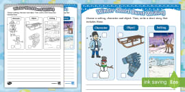 Portal Short Burst Writing Template (teacher made) - Twinkl