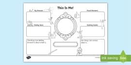 This is Me Worksheet - My Worksheet KS2 Resources - Twinkl