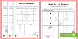 Cars Sort the Sequence Worksheet / Worksheet (teacher made)