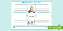 Charles Darwin Fact File Template (teacher made) - Twinkl