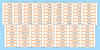 Compound Words - Primary Resources for KS1