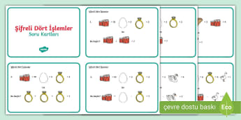 Şifreli Dört İşlem Etkinliği