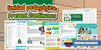 A Continuous Resource Unidades Pedagógicas de Inglés - Twinkl