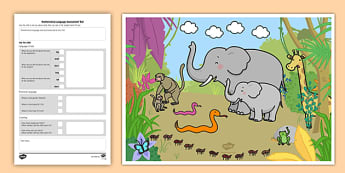EYFS Mathematical Language Assessment Tool - EYFS assessment, inital assessment, nursery assessment, reception assessment, nursery, reception, fs1, fs2, foundation stage, maths, numeracy, shape, space, measure, number