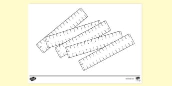 250 Millimeter Ruler Cut Outs (Teacher-Made) - Twinkl