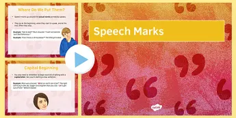 Speech Marks Activities | twinkl.ca