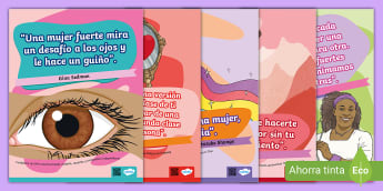 Material educativo sobre el Día Internacional de la Mujer