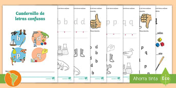 Cuadernillo: Letras confusas- Guía de trabajo