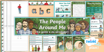 The People Around Me Year 3 Primary Resources - Spanish Primary Resources