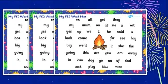Bonfire Night Word Mats | twinkl.com.au