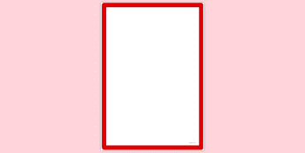 Red Page Borders | twinkl.co.uk