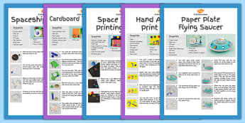 Space Arts and Crafts KS1 Activity Pack