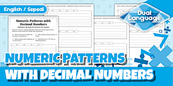 Numeric & Geometric Patterns Patterns, Functions and Algebra