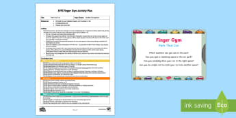 Park That Car Number Recognition Finger Gym Plan and Prompt Card Pack - car, park, car park, fine motor control, funky fingers