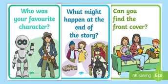 EYFS Reading Prompts Display Posters