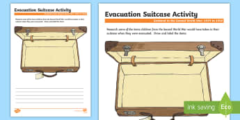 Download Ww2 Evacuee Suitcase Activity Ks2 Resources