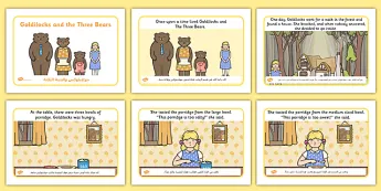 Goldilocks Visual Story Visual Prompts | twinkl.co.uk