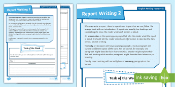 English Language Report Writing • Twinkl.co.uk
