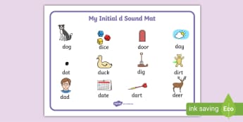 D - Initial - Speech Sounds - SALT - Inclusion - Twinkl