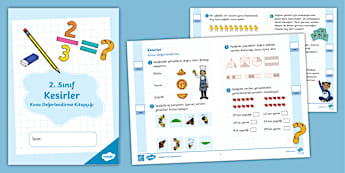 2. Sınıf Kesirler | Konu Değerlendirme Kitapçığı