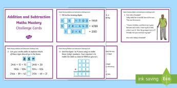 Addition and Subtraction Games | Year 3 and 4 | Twinkl