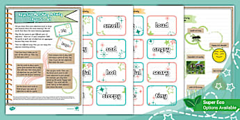 Adjective Matching Activity (Ages 5 - 6)
