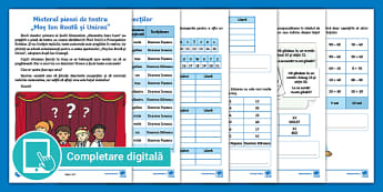 Clasa I, Unirea Principatelor Române - Joc matematic digital