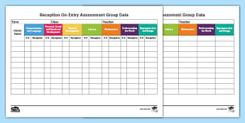 Detailed Assessments - On Entry/Baseline Assessments - EYFS