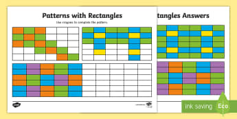 58 Shape Sequences - Patterns - Primary Maths Resources