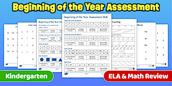 Kindergarten Language Assessments | twinkl.com
