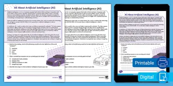 Artificial Intelligence Passages | twinkl.com