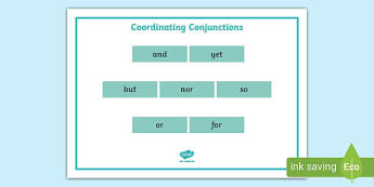 Co-ordinating Conjunctions - KS2 Grammar - Twinkl