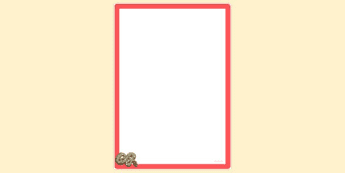 Python Programming Word Page Border Technology Drawings | twinkl.com.au