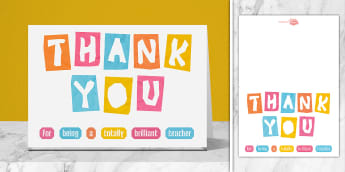 Thank You Cards | Twinkl Party - Twinkl