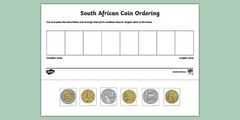 south african money worksheet notes recognition sa rand