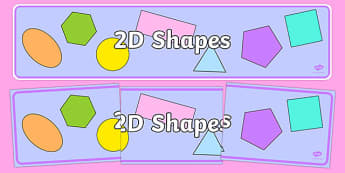 What Are 2d Shapes? - Twinkl Teaching Wiki