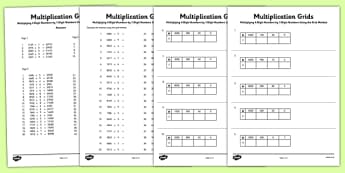 Year 5 Multiply Numbers Using a Formal Written Method - KS2