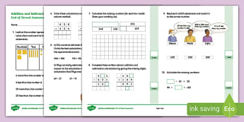 Year 3 Addition and Subtraction - Maths Year 3 Primary Resources