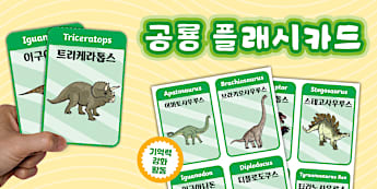 공룡 플래시카드 Dinosaur Flashcards