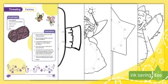 Threadling Creatures Threading Fine Motor Skills | twinkl.com.au