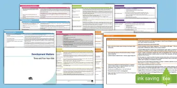 Development Matter Frame Development Matters Documents | twinkl.ca