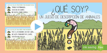 Juego interactivo: ¿Qué animal soy?