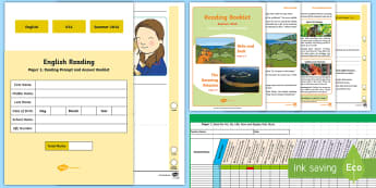 Year 2 2018 Summer Term Reading Assessment Pack - Sats, Paper 1, Paper 2, Reading Test, Y2, KS1, Reading Content Domains, Reading Papers
