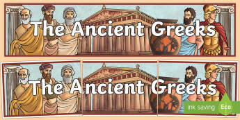 Ancient Greece Displays, Key Vocabulary and Timelines