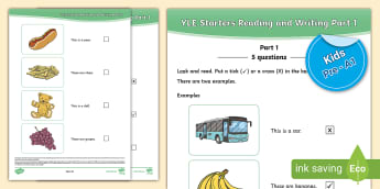 YLE Starters (Pre-A1) | English Exam Practice Resources | ESL