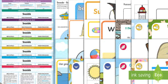 EYFS Seaside Activity Planning and Continuous Provision Ideas Resource Pack (Ages 2-4) - Foundation, EYFS, Early years Planning, Lesson plans, enhancements, Activity ideas, continuous provi