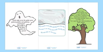 Shape Poetry Templates