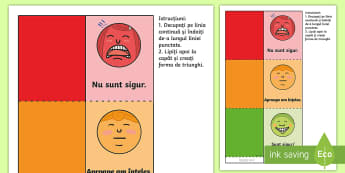 Semaforul emoțiilor - dezvoltare socială, dezvoltare personală,inteligență emoțională, jocuri cu emoții, activită