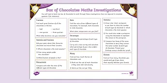 Chocolate Math Technology Chocolate Maths Activities | twinkl.co.uk