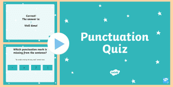 PowerPoint Punctuation Lessons | twinkl.com